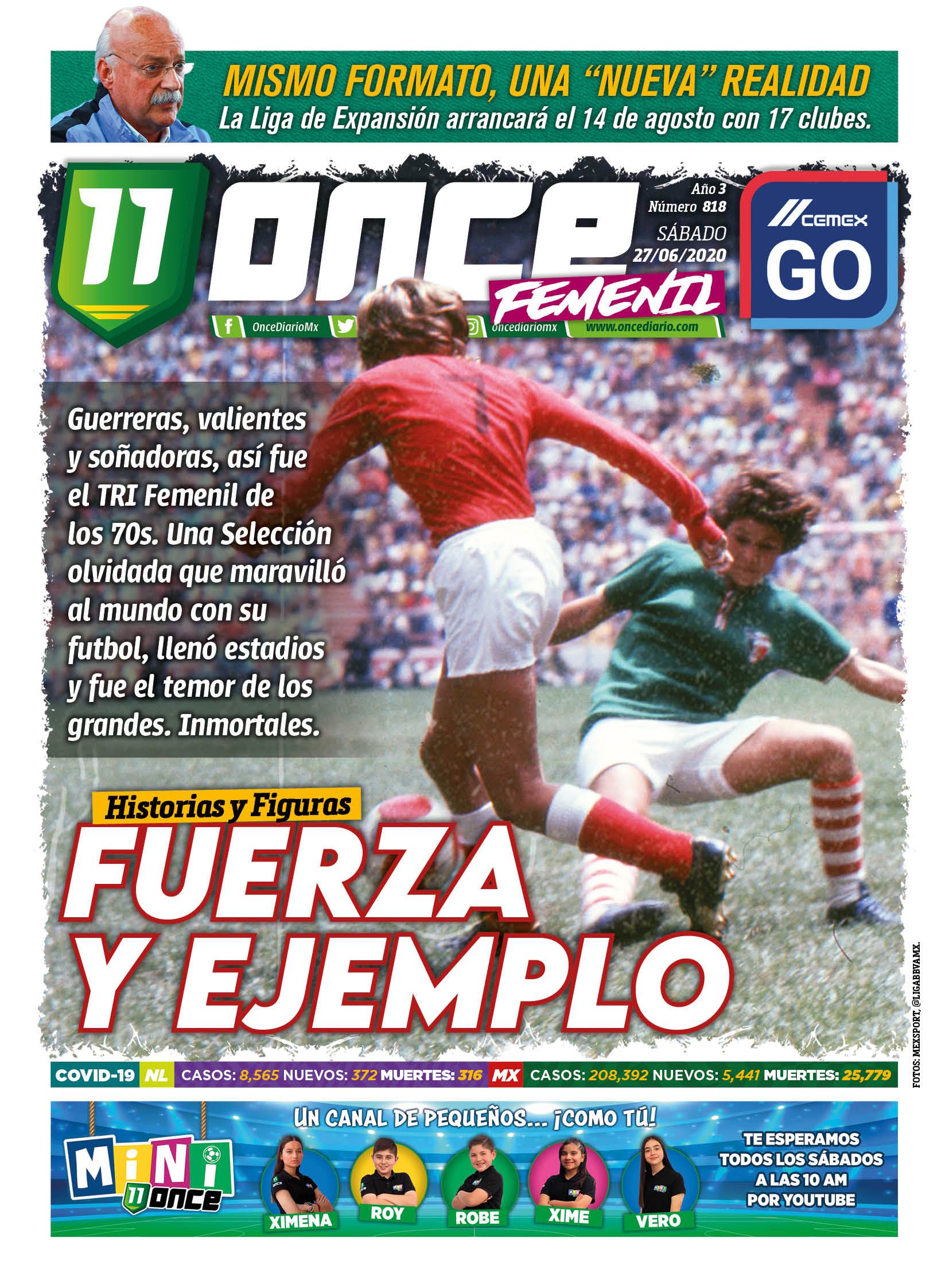 Se cumplen 50 años del Mundial Femenil de México 1971